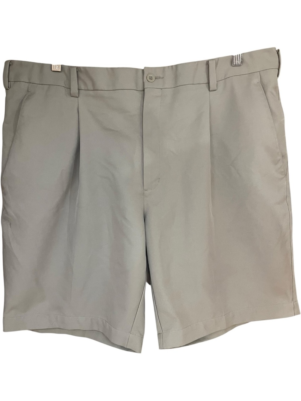 Nike Golf Dri-Fit Pleated Khaki Shorts Tan